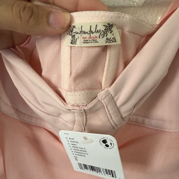 NWT Free People Got Glam Mesh Tie Shoulder Midi Slip Dress Size Small - Picture 7 of 9